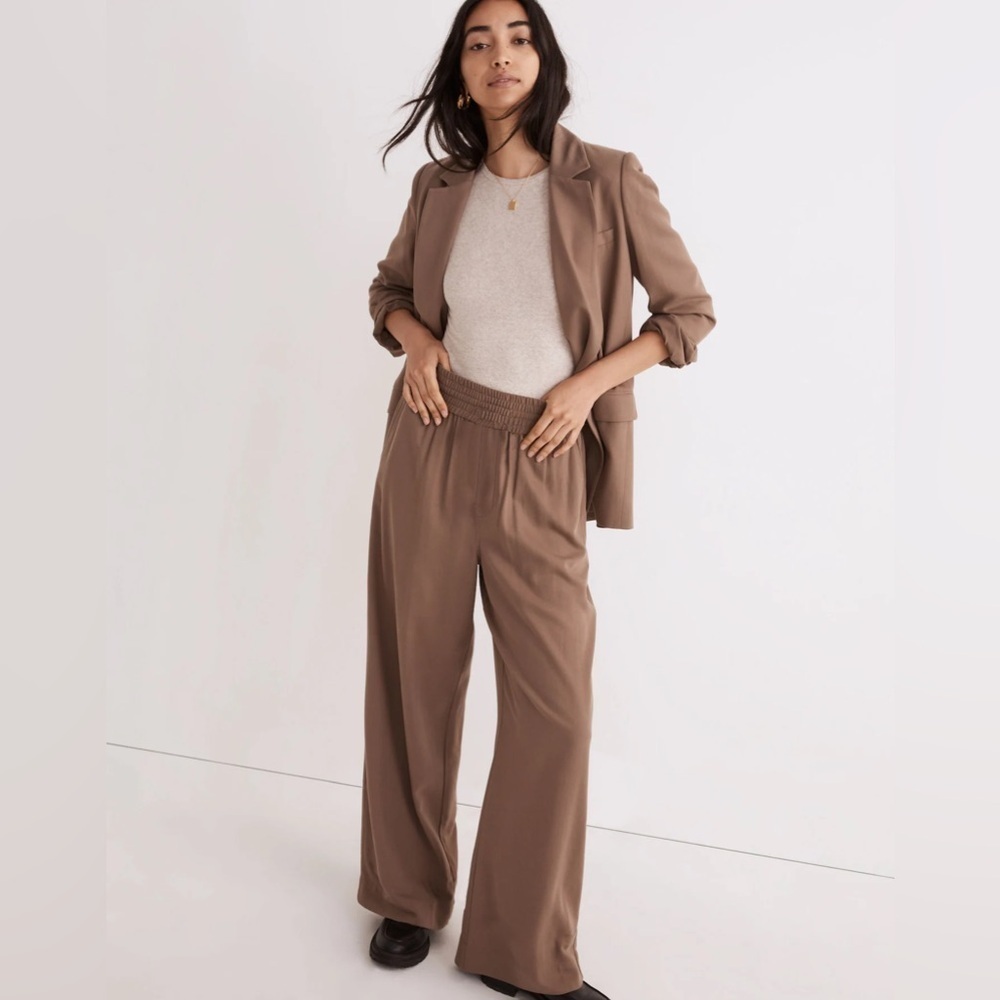 Madewell Drapeweave Carley Wide-Leg Pants NG528